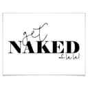Poster - Get naked