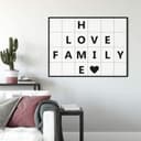 Poster - Home Love Family