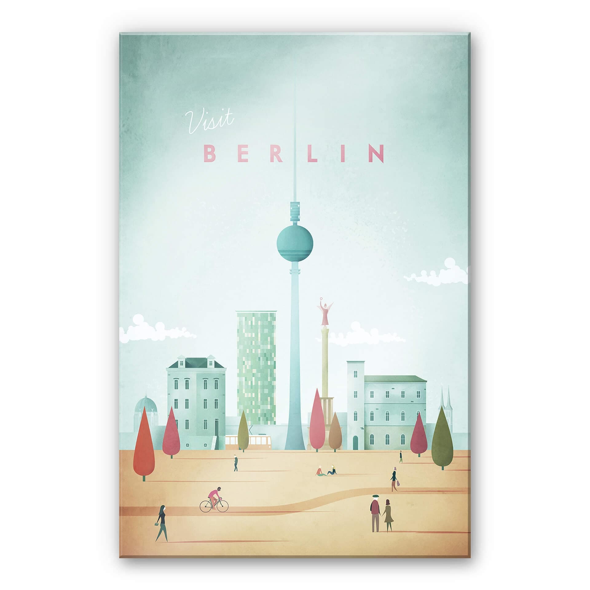 Stampa su vetro acrilico Rivers - Berlino