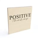 Stampa su legno - Positive Thinking