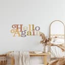 Adesivo murale Hello Again