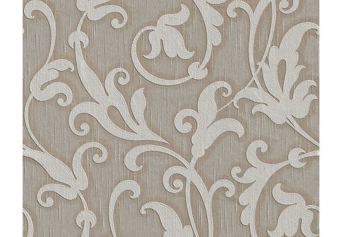 Architects Paper - carta da parati in tessuto serie "Tessuto" colore marrone, grigio