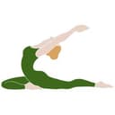 Adesivo murale - Yoga Colomba