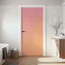 Pellicola per porte con gelato al lampone Ombre - decorazione autoadesiva per porte