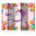 Divisorio per sala - Unicorno elegante, 3 pezzi