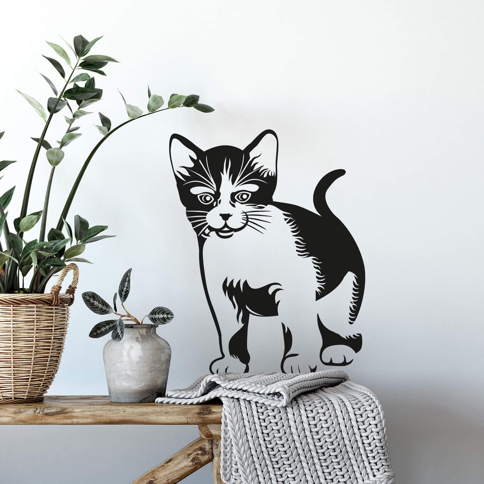 Adesivo murale - Gattino