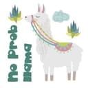 Adesivo No Prob Llama