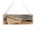 Targa in legno - Spiaggia