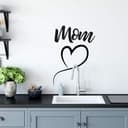 Adesivo murale - Mom cuore
