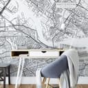 Fotomurale Mappa di Amsterdam