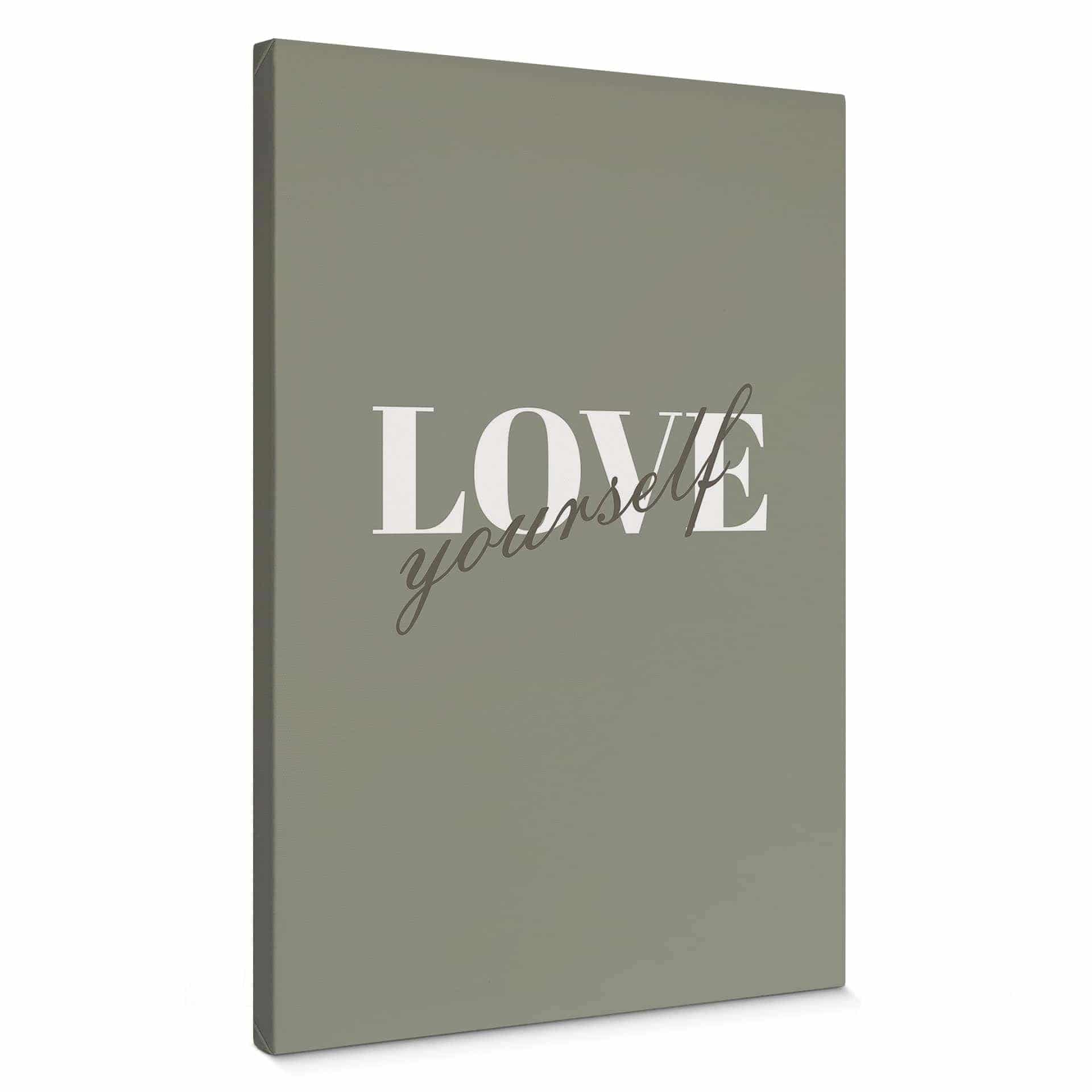 Stampa su tela Love yourself