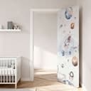 Pellicola per porta per la stanza dei bambini - Space - Kvilis - Decorazione autoadesiva per porte