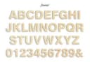 Lettere di legno 10 cm