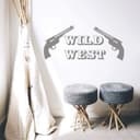 Adesivo murale - Wild West