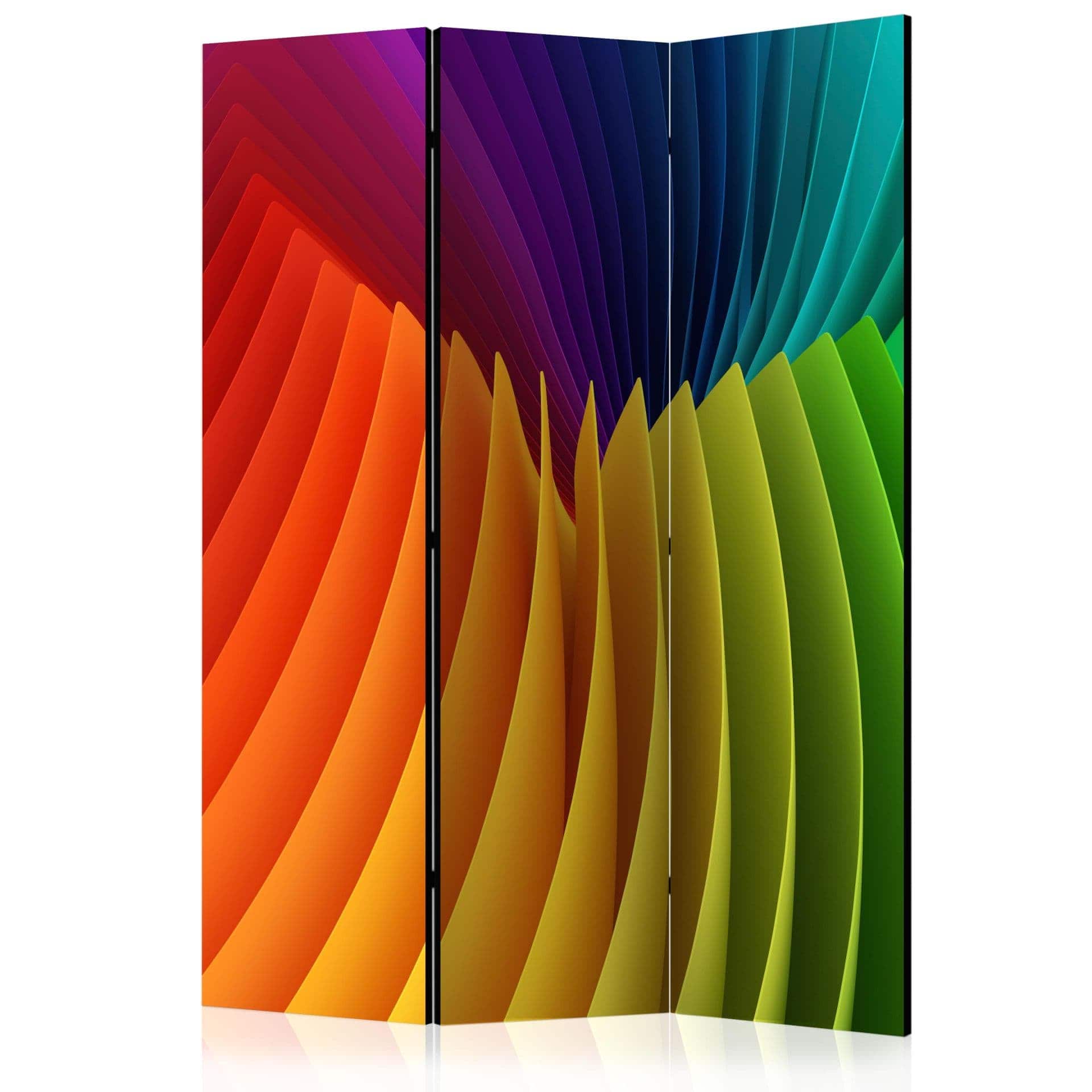 Schermo divisorio - Frastuono colorato, 3 pezzi