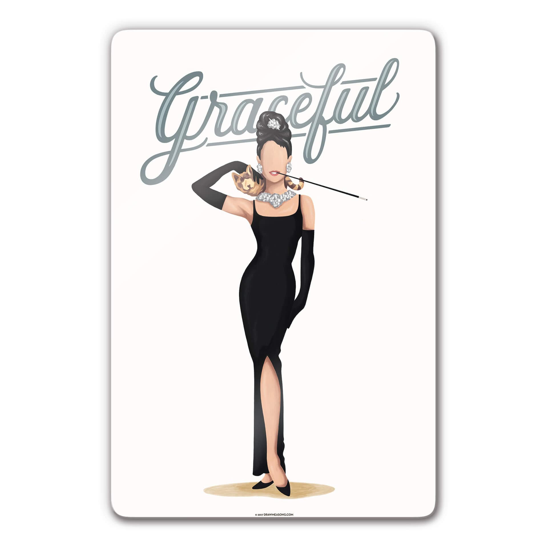 Glasbild Tohmé - Audrey