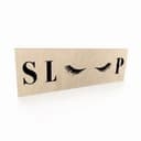 Targa in legno - Sleep
