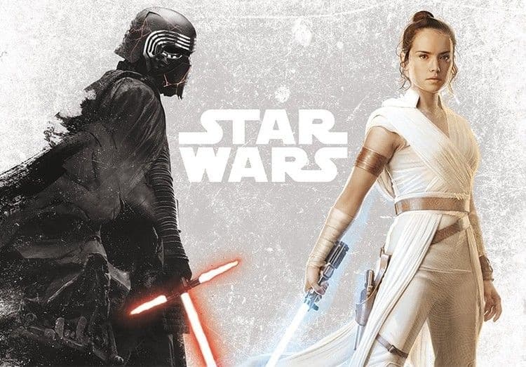 Poster, film poster Star Wars - Kylo Rey 91,5x61 cm