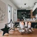 Stelle 3D in MDF (set 4 pezzi)