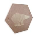 Esagoni in legno – Orso polare