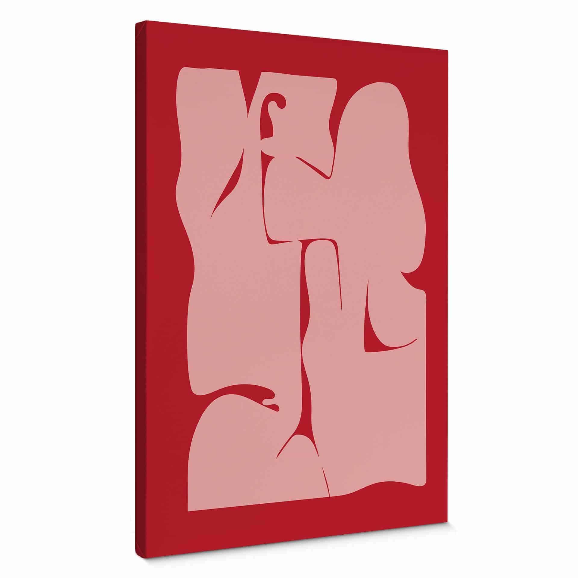 Stampa su tela Nordic Creators - Abstract Red