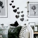 Decoro in acrilico Cuori Set (10-pz.)