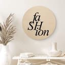 Stampa su legno Moda 01 - Rotonda