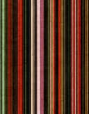 Fotomurale vintage con motivo a righe in rosso verde nero con texture patinata 3,4 x 2,65 m