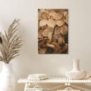 Stampa su legno Annie - Fiori delicati