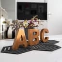 Lettere in legno da appoggio