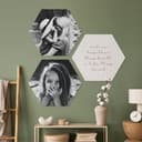 Stampe esagonali con citazione d'amore - Together - Alu-Dibond
