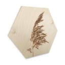 Esagono in legno Erba ornamentale No. 2