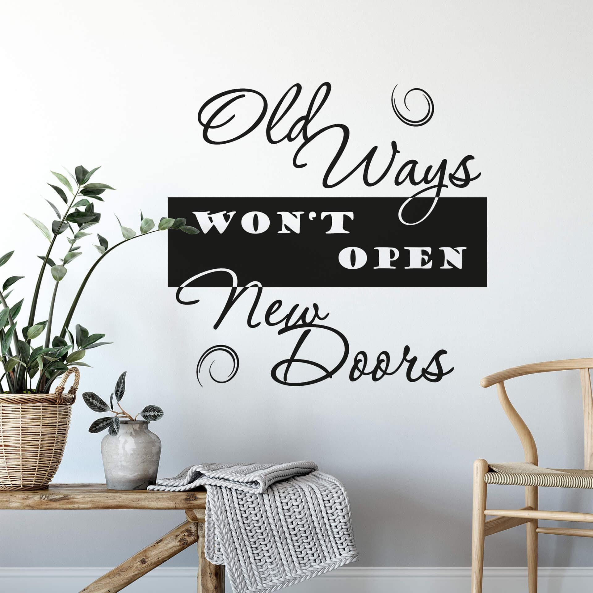 Adesivo murale - Old ways...