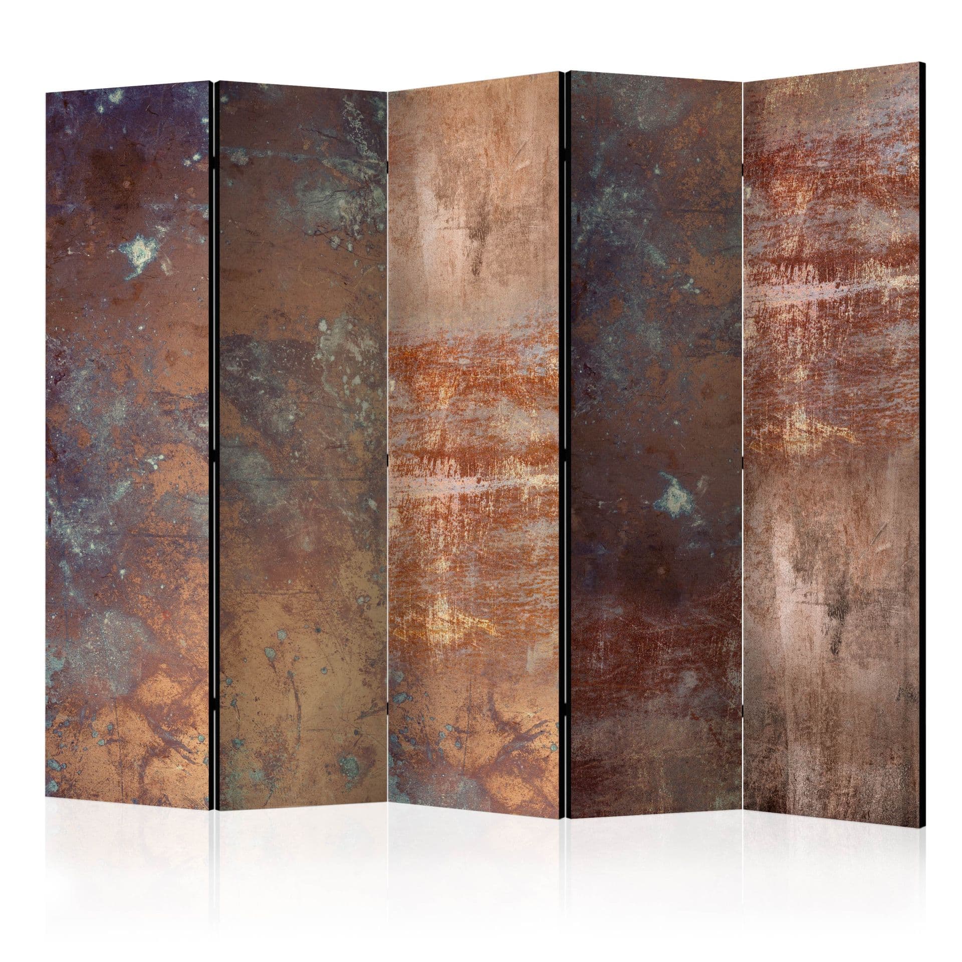 Divisorio - Piatto arrugginito, 5 pezzi - 225x172 cm