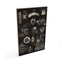Stampa su legno World of Coffee