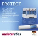 A.S. Création - carta da parati in TNT verniciabile Meistervlies 4 Protect GO colore bianco
