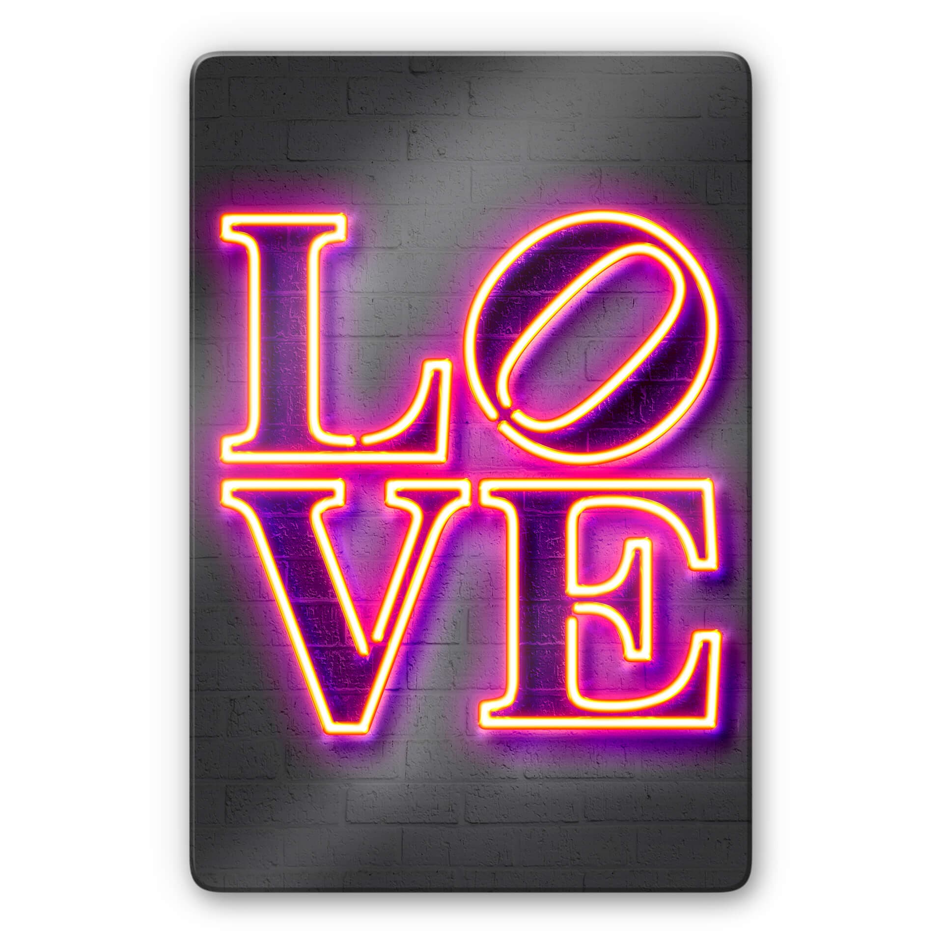 Stampa su vetro Mielu - Love