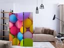 Paravento - Palline colorate , 3 pezzi