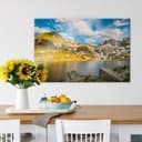 Stampa su vetro acrilico Huber - Lago Suretta
