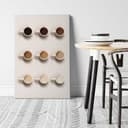 Stampa su tela Shades of coffee