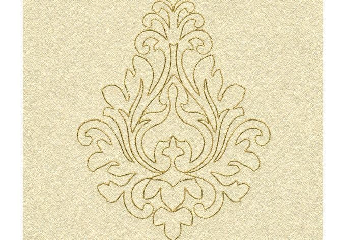 Architects Paper besticktes Panel Nobile gelb, met