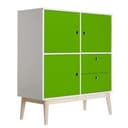 Pellicole per mobili - verde lime semplice