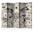 Divisorio - Ispirato all'Art Nouveau , 5 pezzi - 225x172 cm
