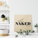 Stampa su legno - Get naked