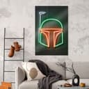 Stampa su vetro Boba Fett - Mielu