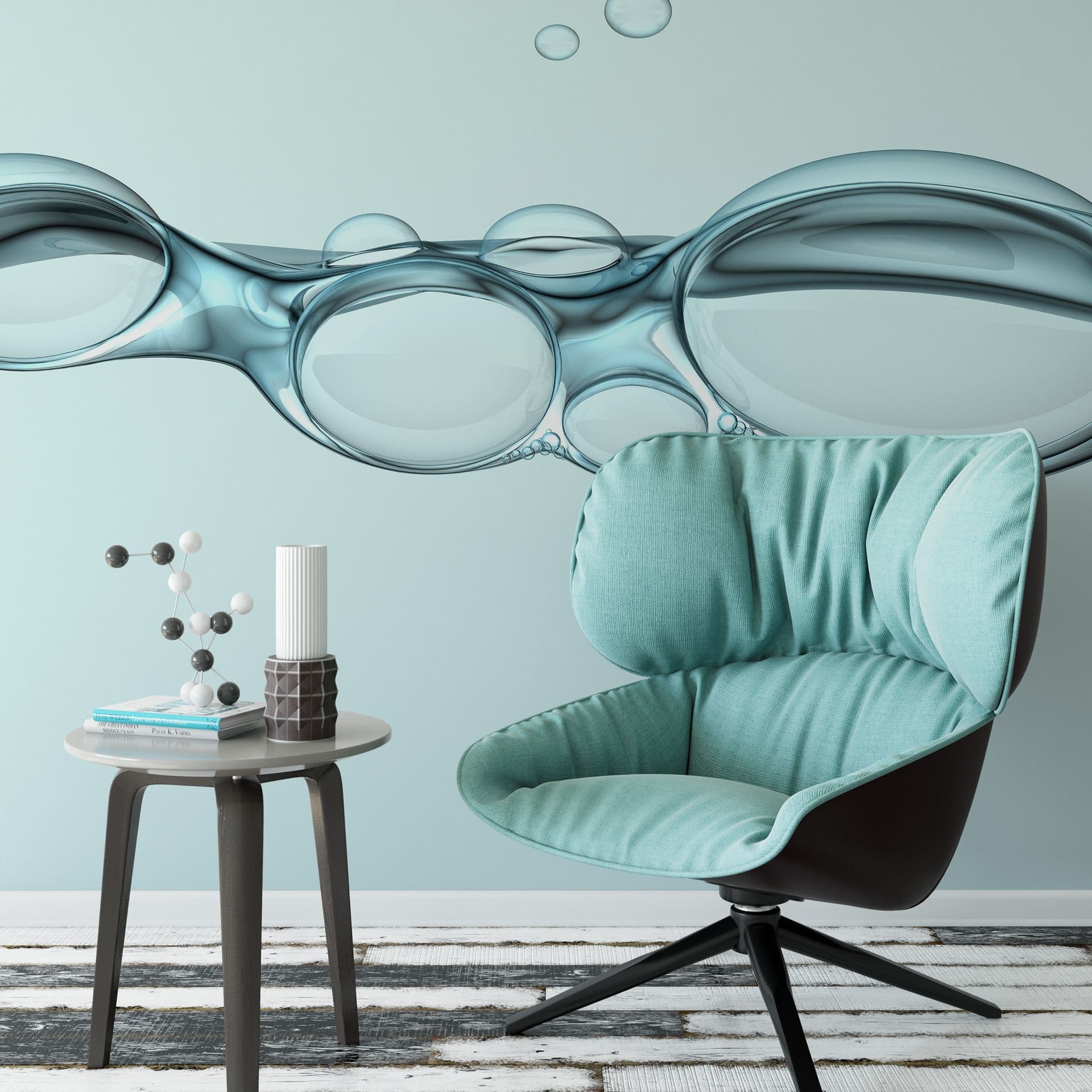 Fotomurale Bubbles - 288x260 cm