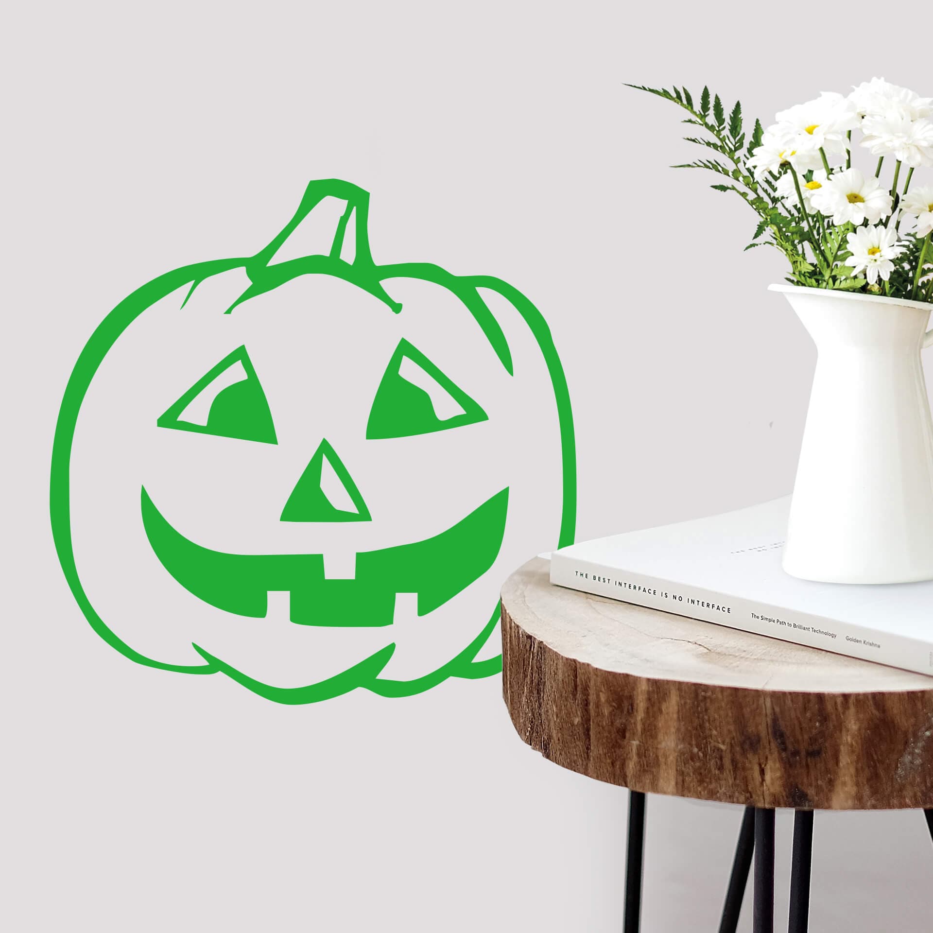 Adesivo murale - Zucca di Halloween