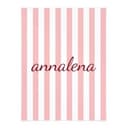 Poster personalizzabile a strisce rosa