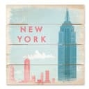 Stampa su legno Rivers - New York