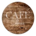 Alu-Dibond - Café Paris - tondo